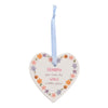 Love Life Ceramic Heart - Grandma