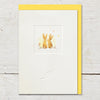 Ginger Betty Little Windows 2 cute Rabbits Card