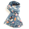 Little Leaves Scarf Powder Blue