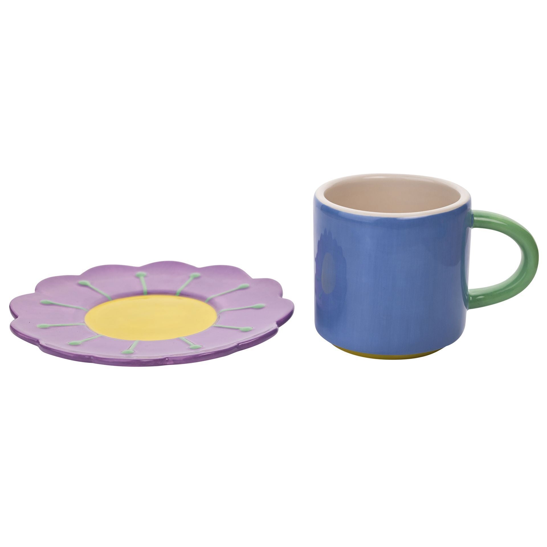 Raspberry Blossom Mug & Coaster Set