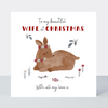 Holly Jolly Wife Christmas Card