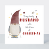 Holly Jolly Husband Christmas Card