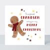 Holly Jolly Grandson Christmas Card