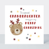 Holly Jolly Granddaughter Christmas Card