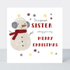 Holly Jolly Sister Christmas Card