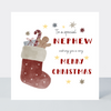 Holly Jolly Nephew Christmas Card