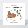 Holly Jolly Mum Deer Christmas Card