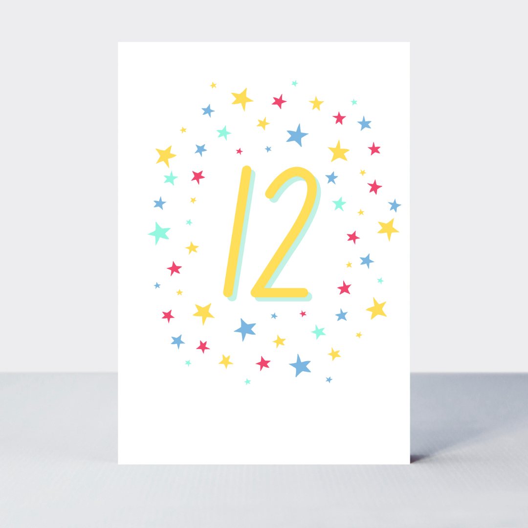 Super Stars Age 12 Birthday Card – More Than Just a Gift | Narborough Hall