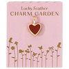 Lucky Feather - Charm Garden - Heart Charm - Gold