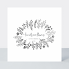 Little Words Friends Are Flowers Card