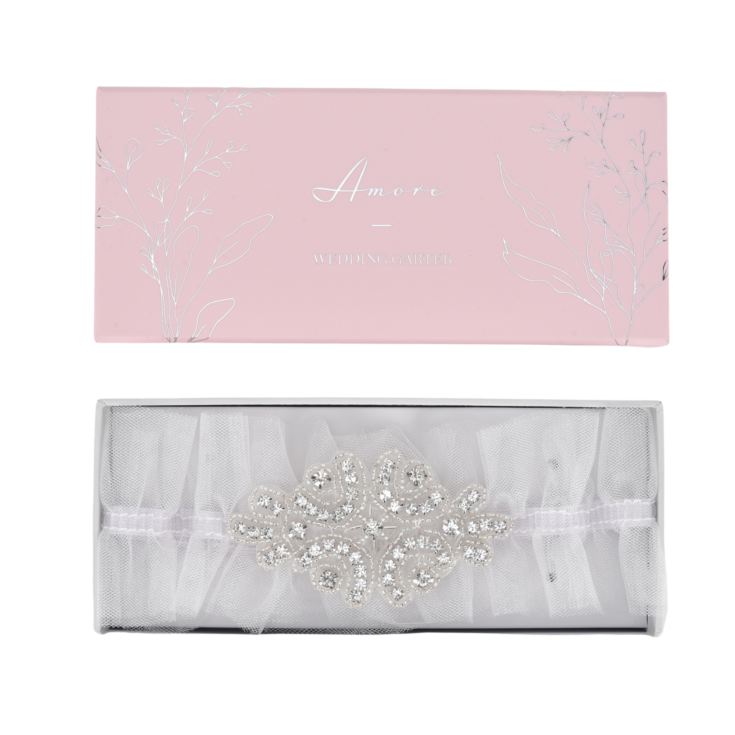 Amore Wedding Garter in Giftbox