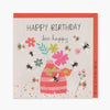 Electric Dreams Bee Happy Birthday Card