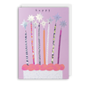 Limoncello Happy Birthday Candles Card