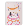 Limoncello Happy Birthday Cake Card