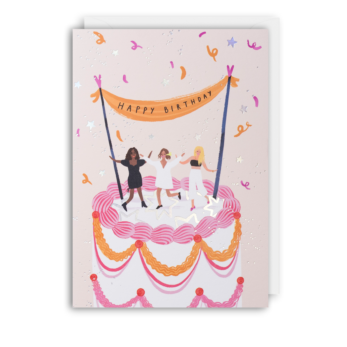 Limoncello Happy Birthday Cake Card