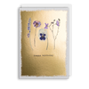 Pressed Flowers Birthday Flower Card