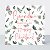 Evergreen Grandma Happy Christmas Card