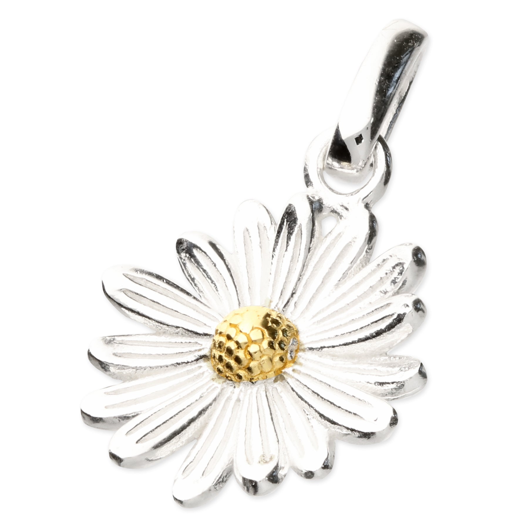 Sterling Silver Daisy Necklace