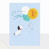 Halcyon Son 1st Birthday Card