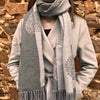 Alicia Grey Tree Scarf