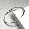 Soft Twist Sterling Silver Bangle