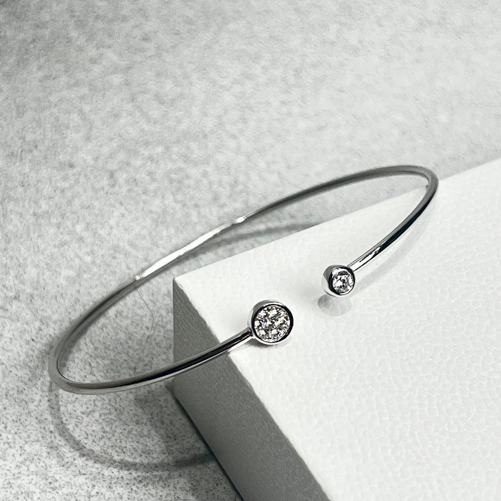 Sterling Silver Thin Hammered Bangle – More Than Just a Gift