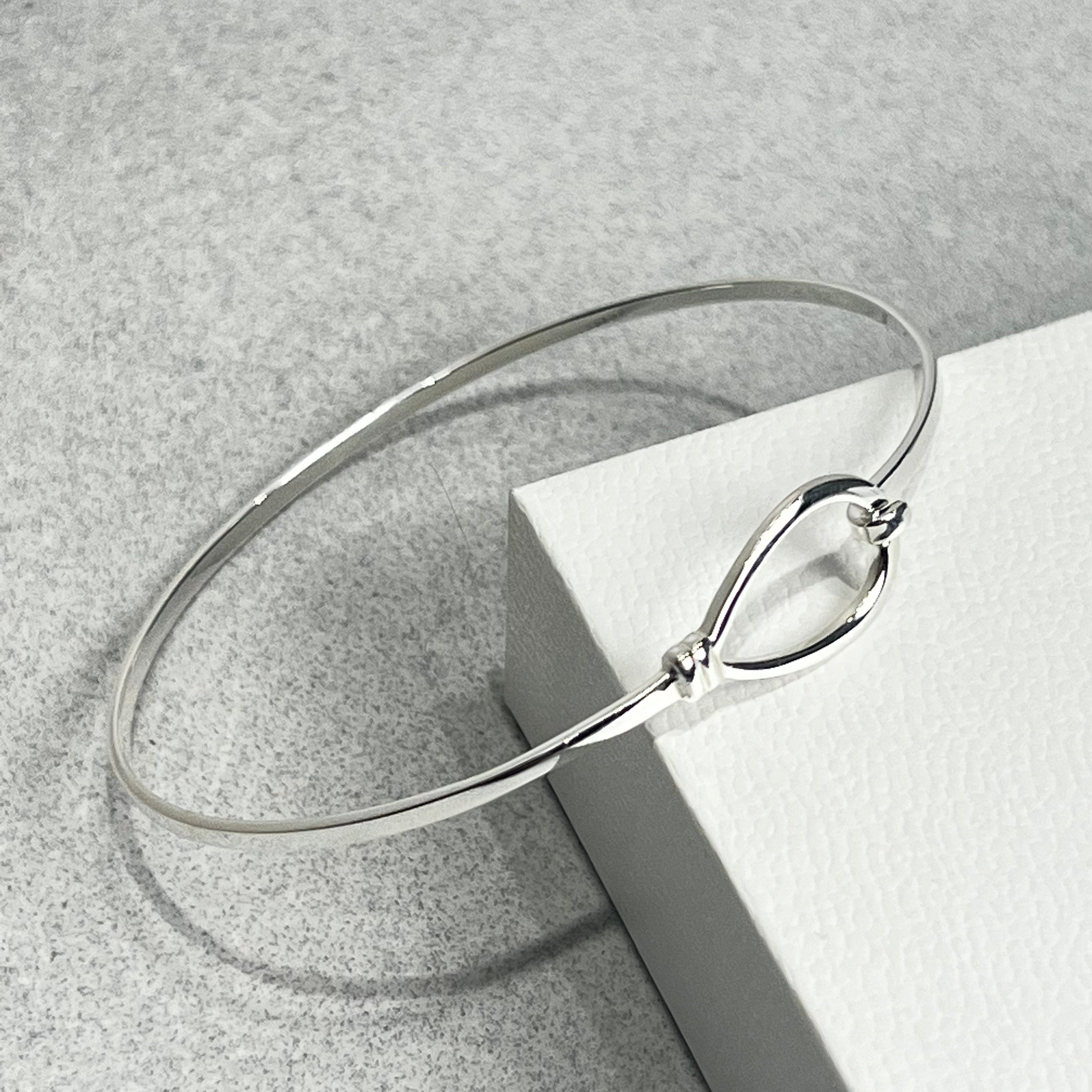 Hook and sales loop bangle