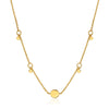 Ania Haie Gold Geometry Drop Discs Necklace