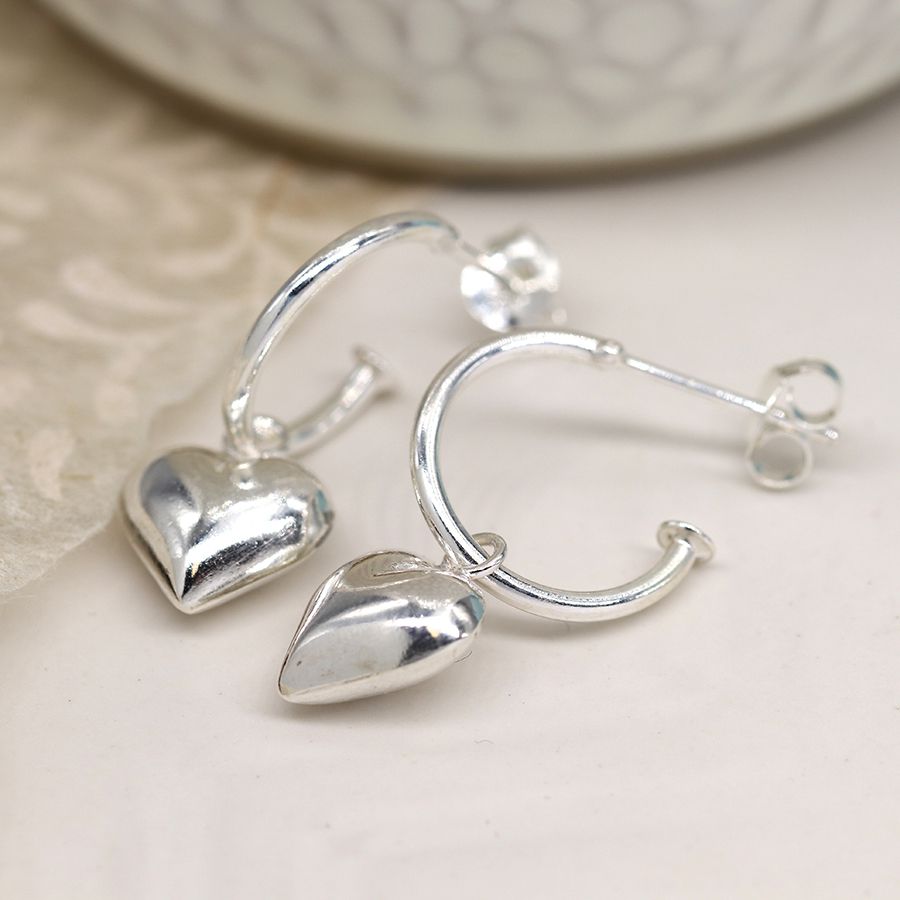 Sterling Silver Hoop Earrings | H.Samuel