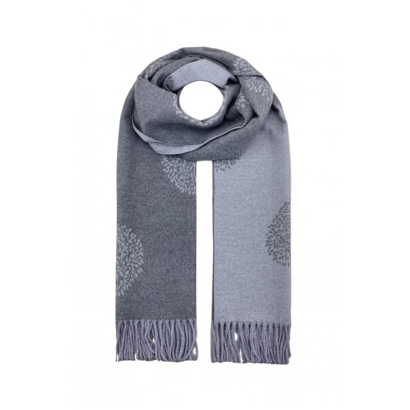 Alicia Grey Tree Scarf