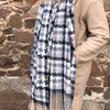 Checked Woven Scarf