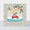 Mistletoe & Wine Son Christmas Card