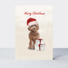 Pawfect Christmas Cockapoo Card