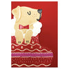 Raspberry Blossom - Puppy in Christmas Stocking