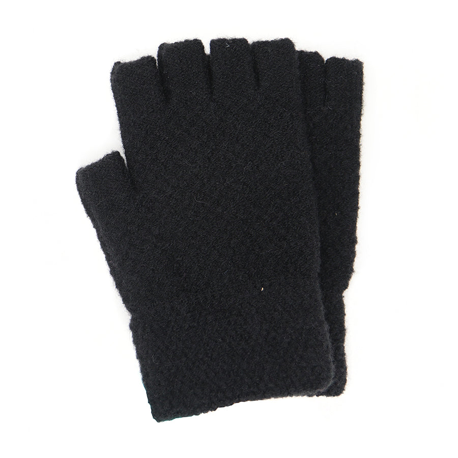 Ladies black knitted sale gloves