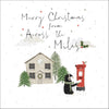 Hand Crafted - Merry Christmas from Across the Miles Card