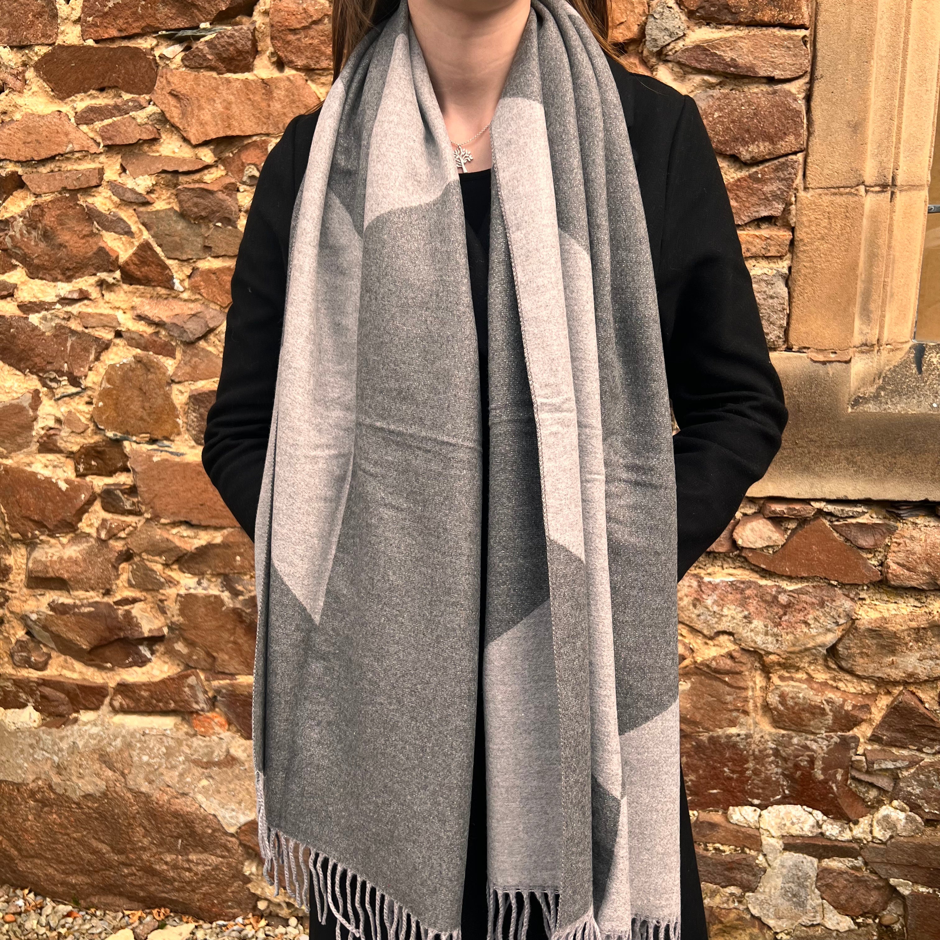 Aria Grey Scarf