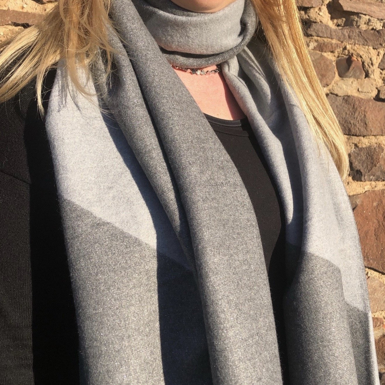 Aria Grey Scarf