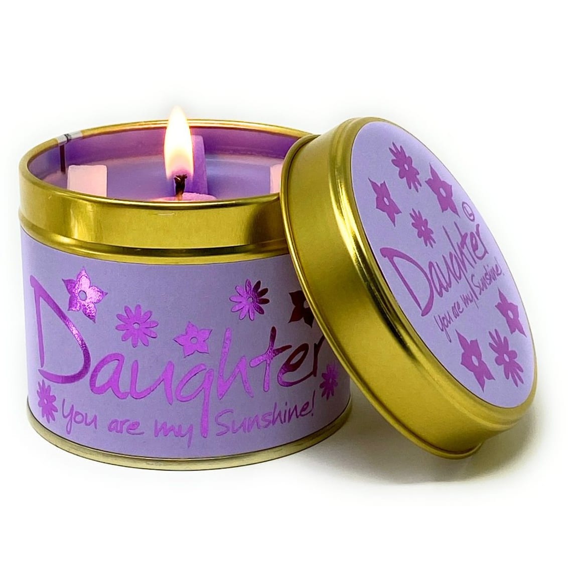 Lily-Flame Daughter Tin Candle