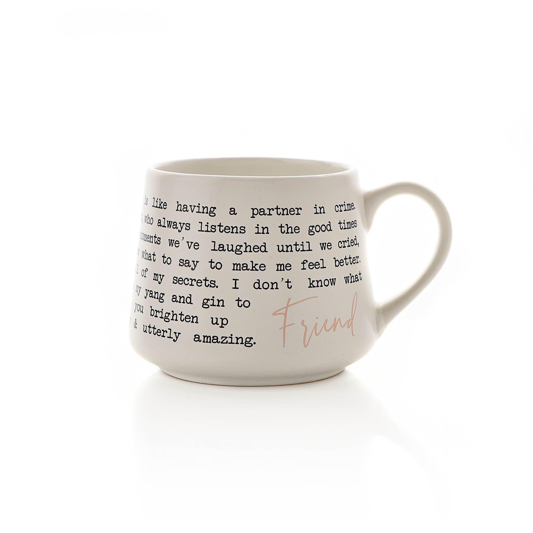 Moments Stoneware Mug - Friend