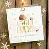 Ginger Betty Lovely Friend Christmas Card